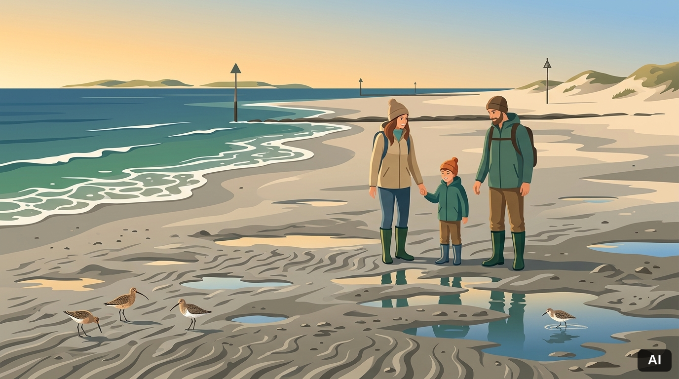 Beitragsbild: Gezeitenkalender Nordsee 2026 – Tabelle und Praxis-Guide