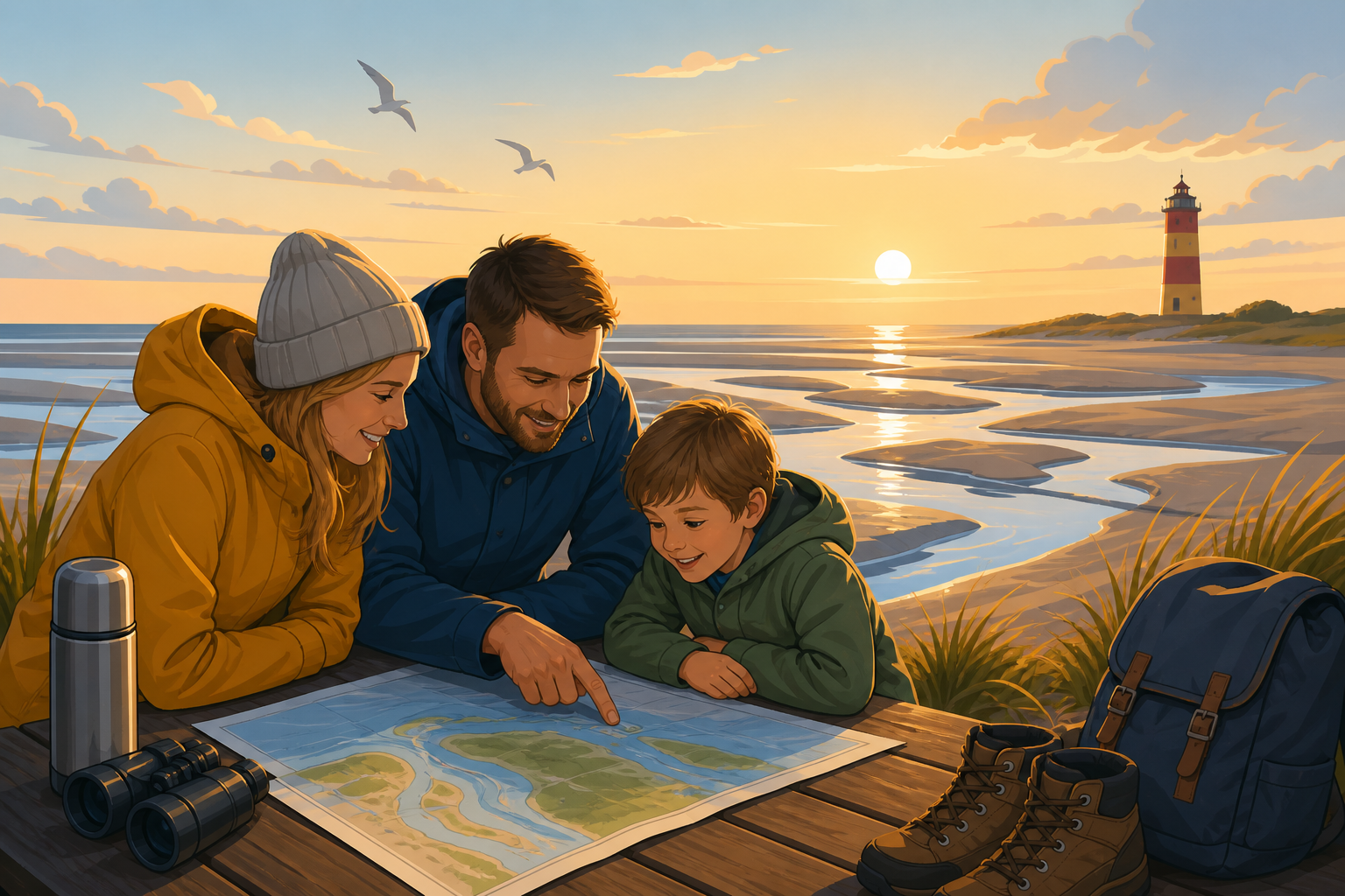 Beitragsbild: Gezeitenkalender 2026 Ostfriesland: Ebbe & Flut präzise planen