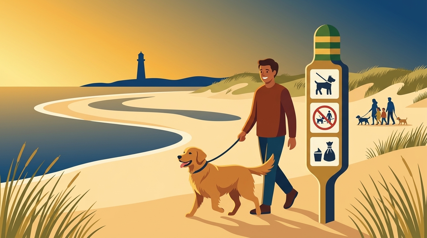 Beitragsbild: Hundefreundliche Strände: Naturschutz-Regeln & Tipps – Ratgeber