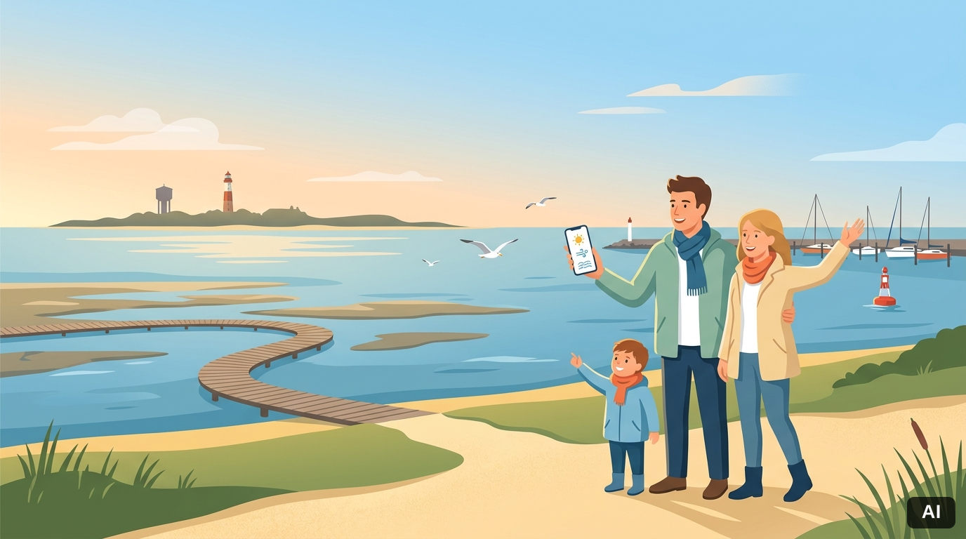 Beitragsbild: Wetter Nordsee Vorhersage App – präzise Küstenwetter – Tipps