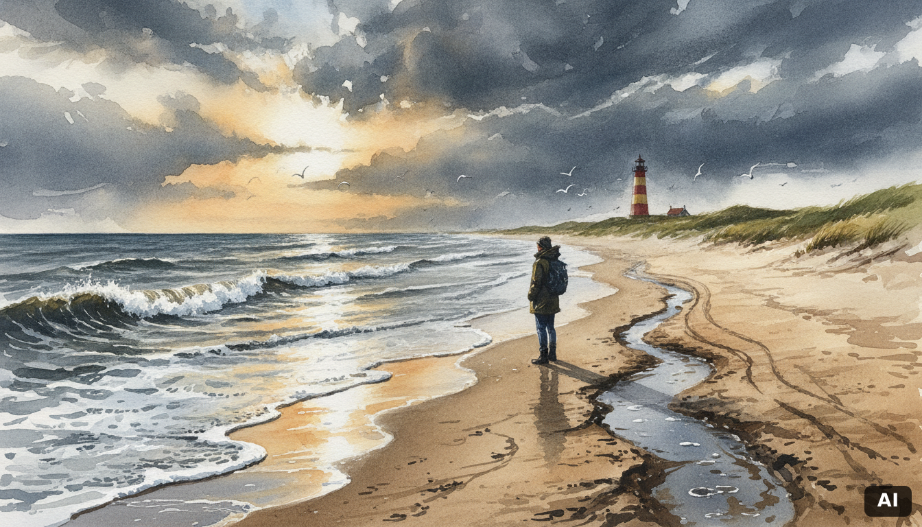 Beitragsbild: Wetterwarnungen Nordsee: Sturm & Unwetter Vorhersage heute